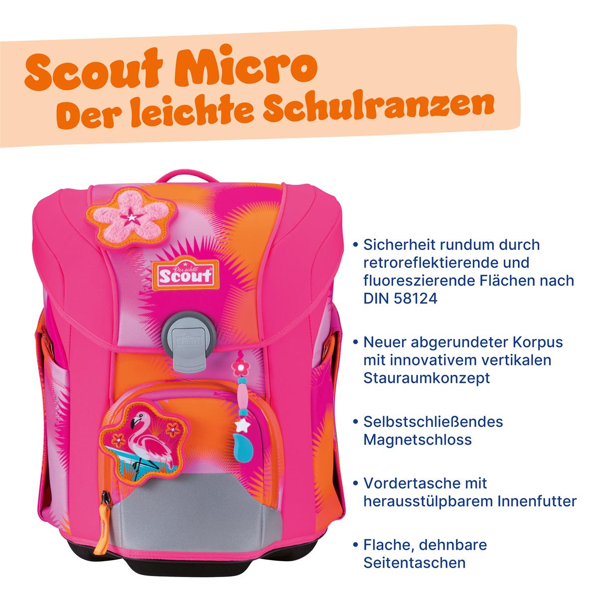 Scout Schulranzenset Micro Florida Sunset Scout Schulranzenset Micro Florida Sunset