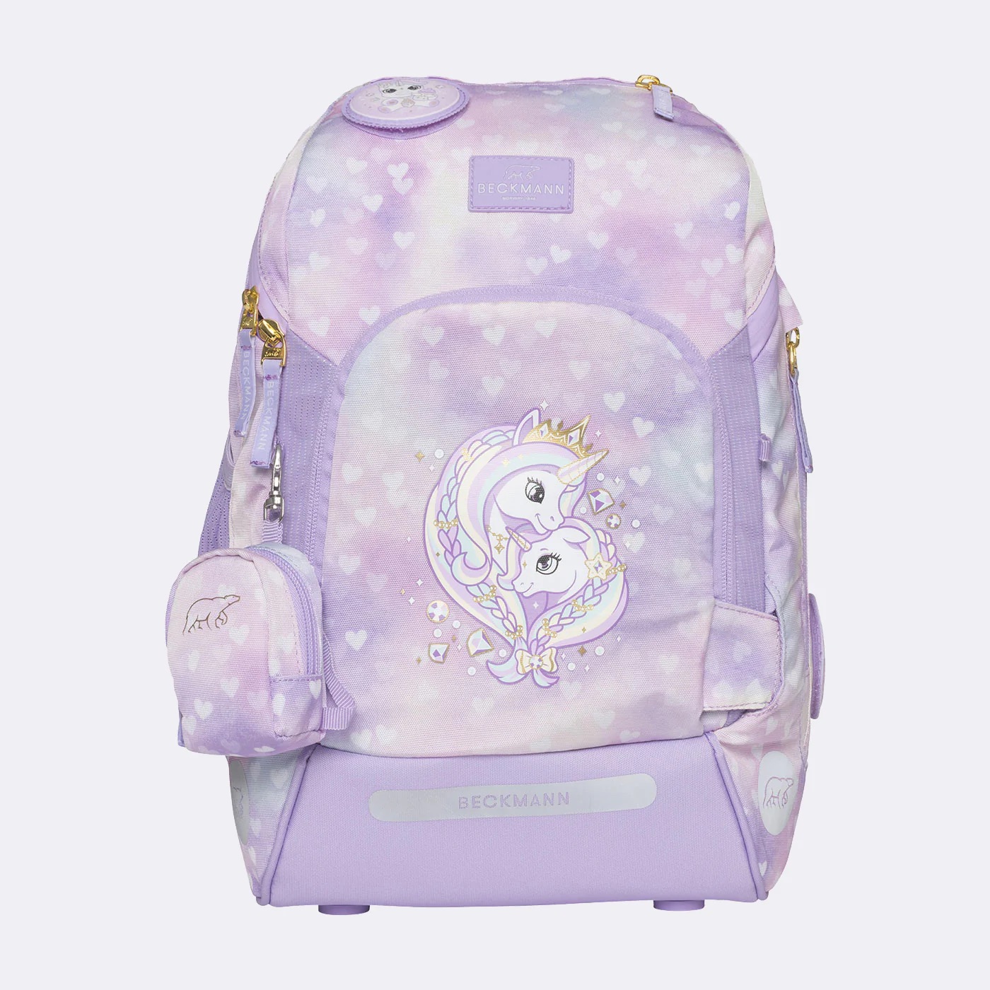 Beckmann Schulrucksack-Set Active Air FLX 6-teilig Unicorn Princess Purple Beckmann Schulrucksack-Set Active Air FLX 6-teilig Unicorn Princess Purple