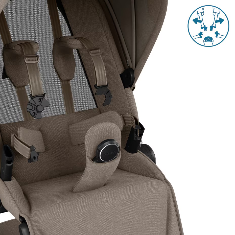 Maxi-Cosi Fame Kinderwagen-Set Twillic Truffle