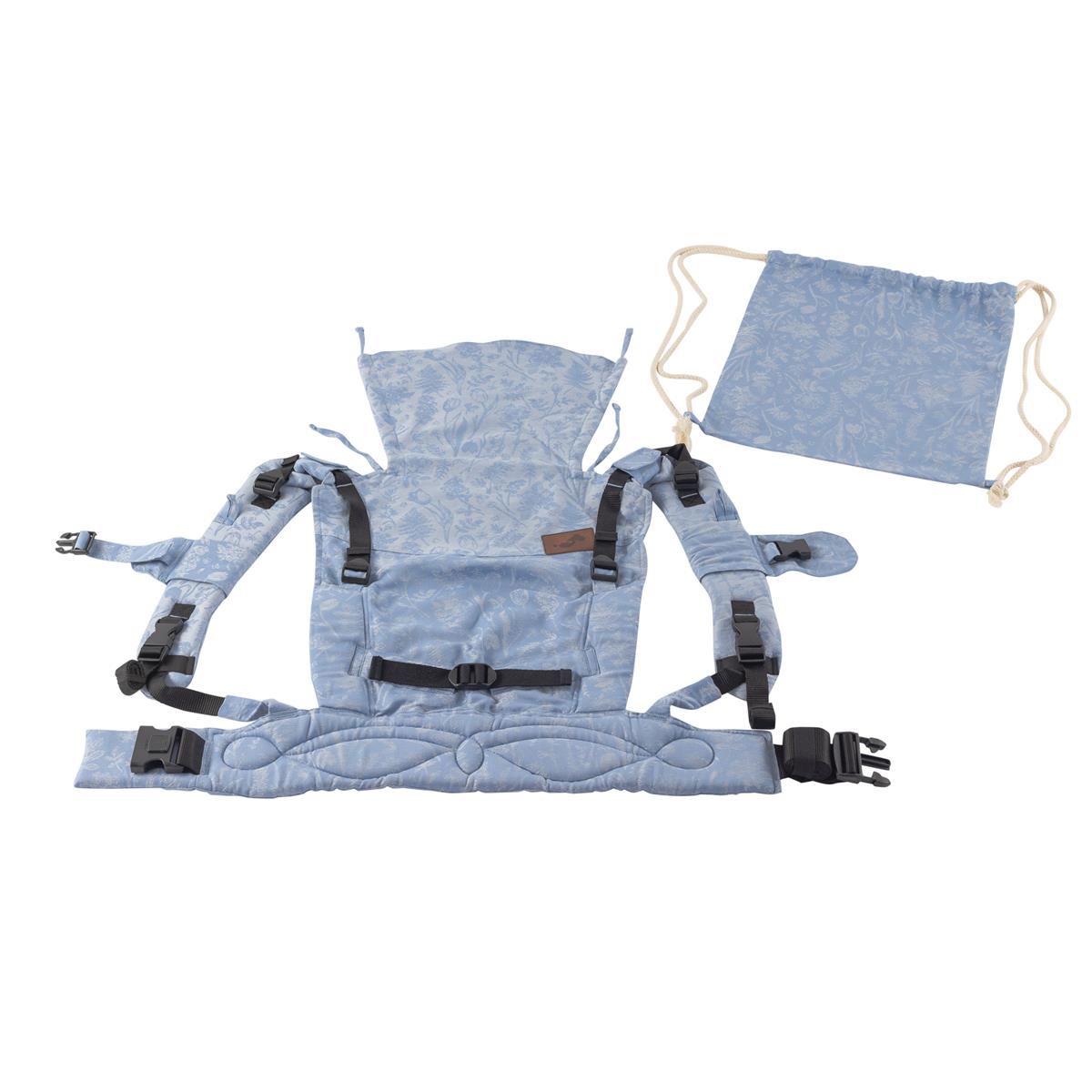 Schmusewolke Comfort FullBuckle-Babytrage Fleur Provence Leinen