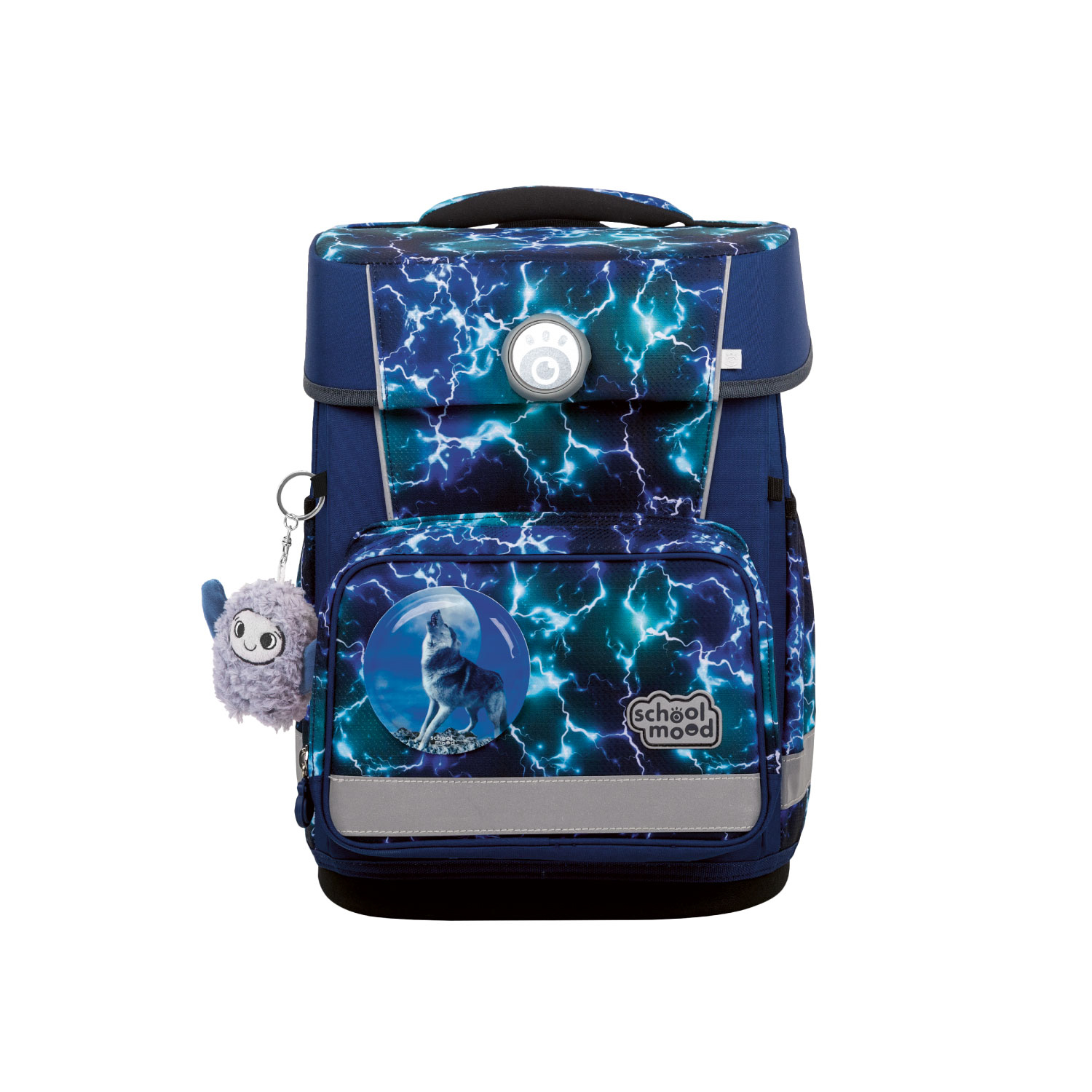 School-Mood Champion Pro Schulranzen-Set 2025/2026 7-tlg. Felix (Wolf)