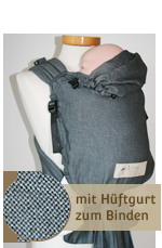 Storchenwiege BabyCarrier SLIM graphit