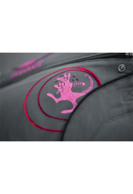 manduca First Kanga grau - pink