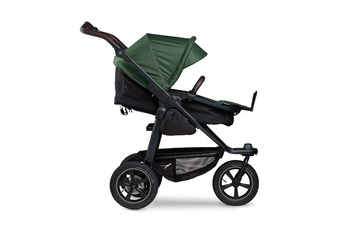 tfk mono2 - Kombi Kinderwagen mit Luftkammerrad-Set olive