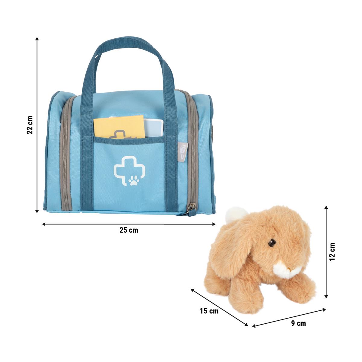 small foot Tierarzt-Tasche mit Hase braun
