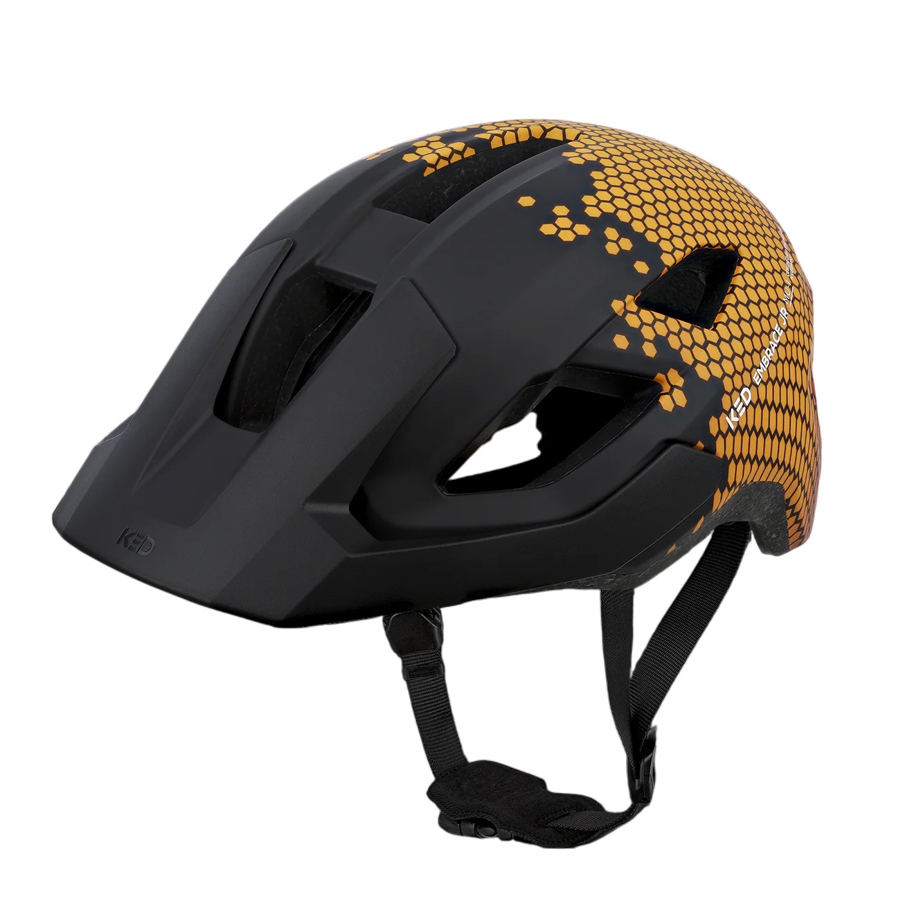 KED Embrace Jr MTB Kinder- und Jugendhelm 52-56 (SM) Black Maroon Red Matt