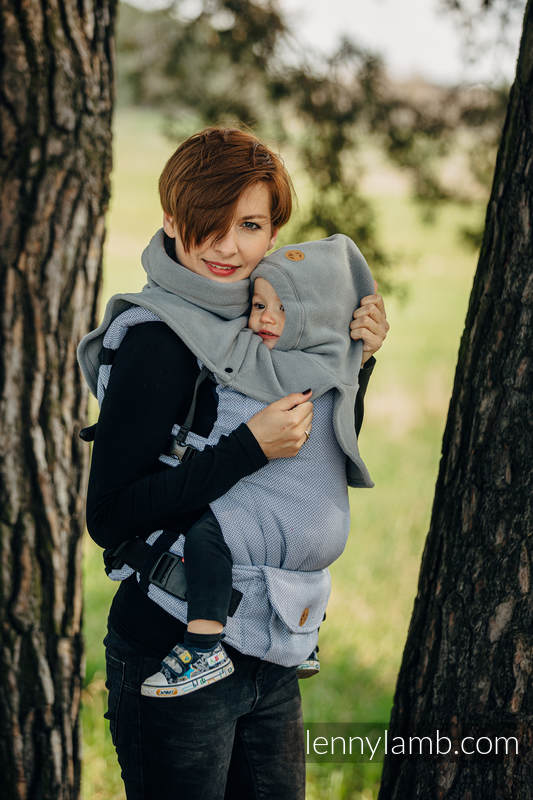 LennyLamb Trageschal für zwei Grey (fleece)