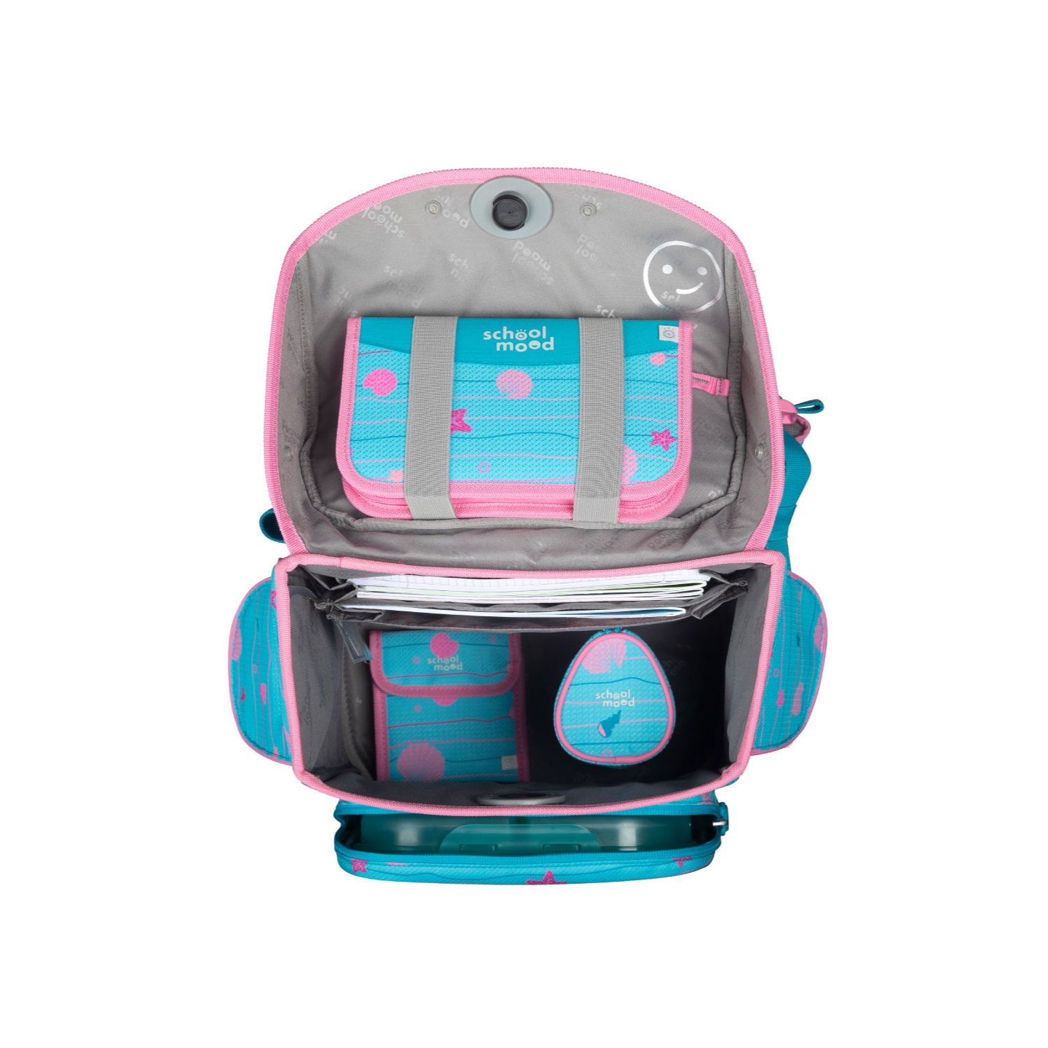 School-Mood Timeless Pro Schulranzen-Set 2025/2026 7-tlg. Lilly (Meerjungfrau) School-Mood Timeless Pro Schulranzen-Set 2025/2026 7-tlg. Lilly (Meerjungfrau)