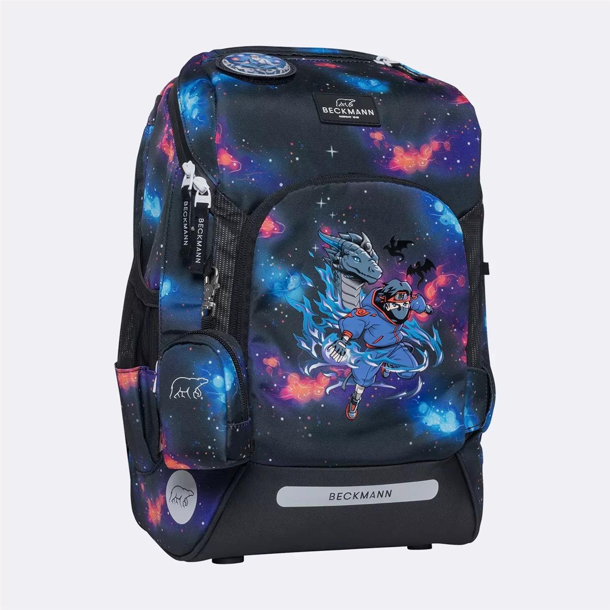 Beckmann Schulrucksack-Set Active Air FLX 6-teilig Ninja Elements