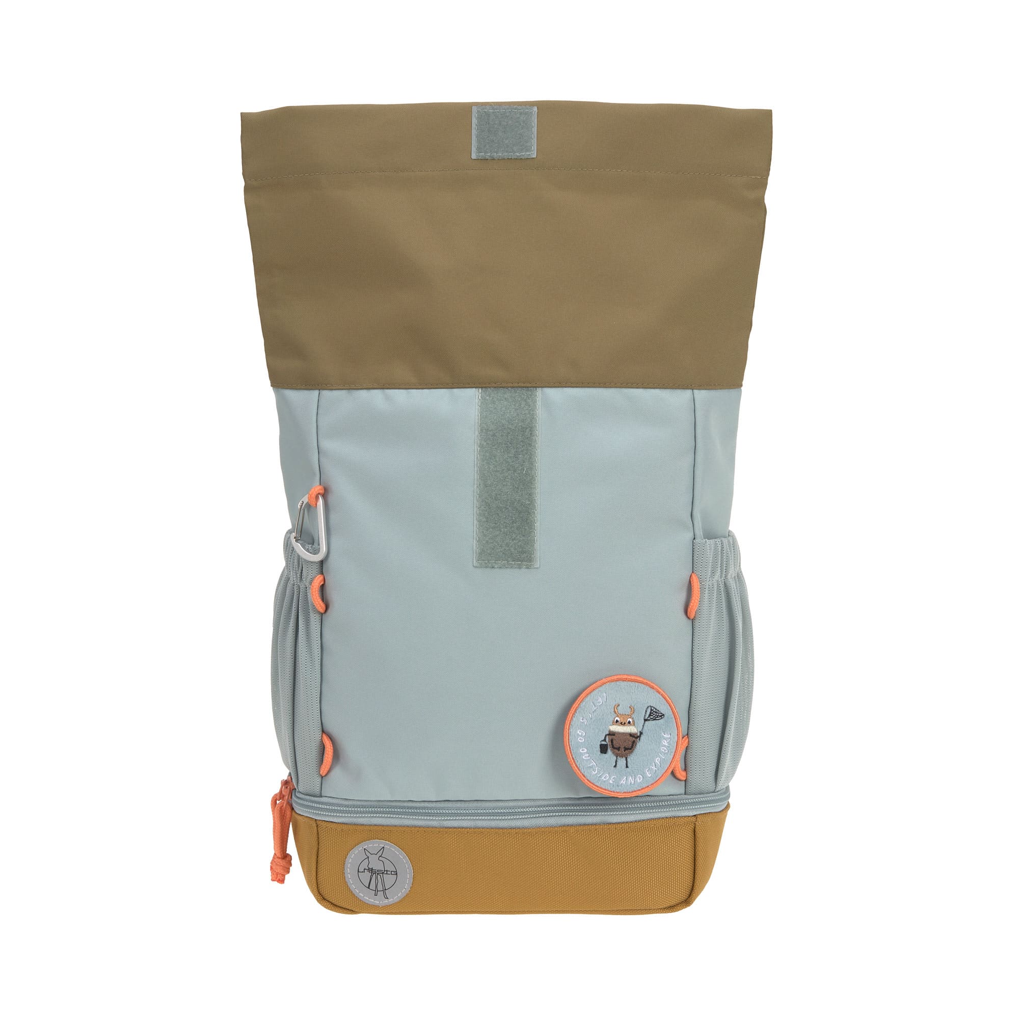 Lässig Kindergartenrucksack Rolltop Nature- Hellblau