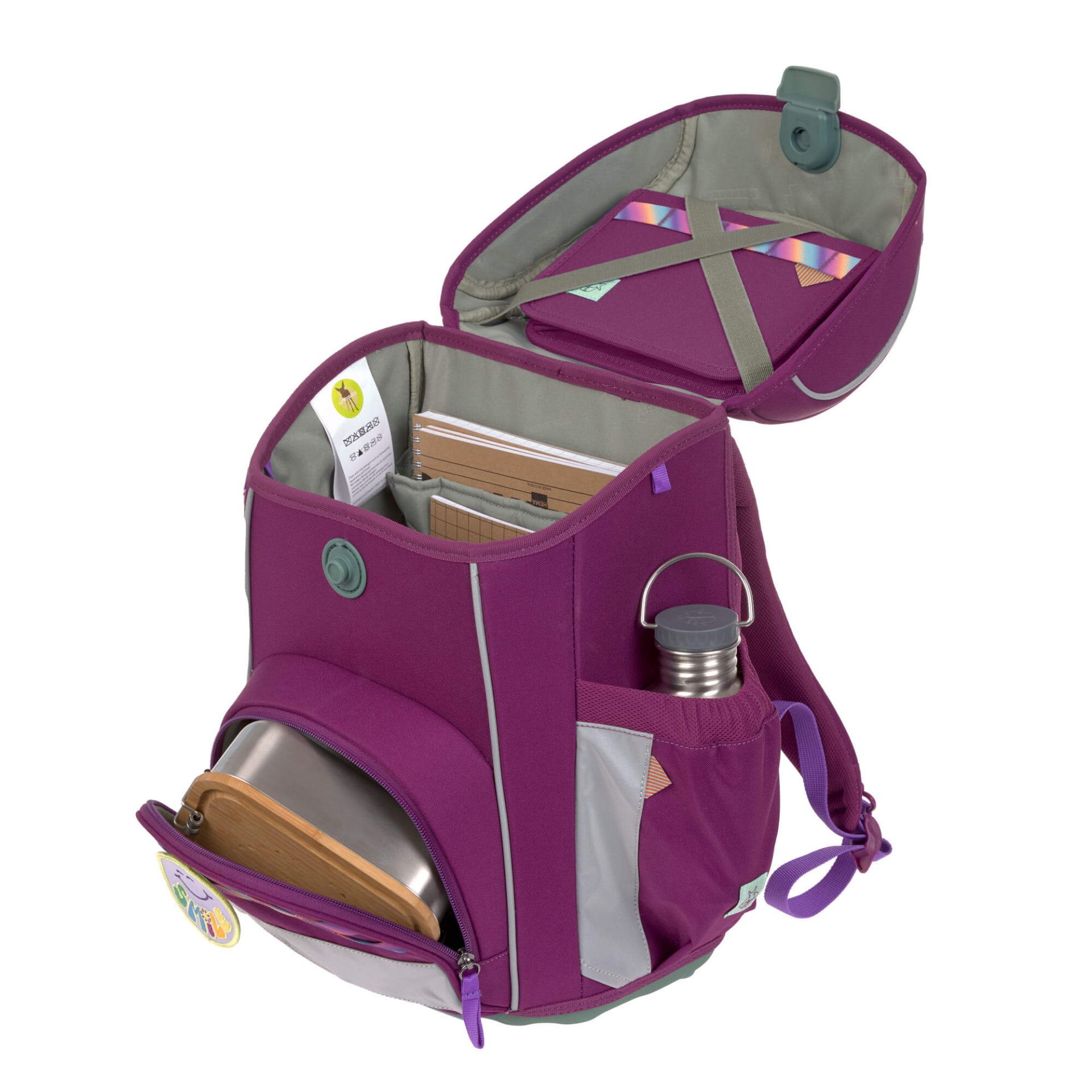 Lässig Schulranzen Set 7-teilig Slim - Unique Lila Lässig Schulranzen Set 7-teilig Slim - Unique Lila