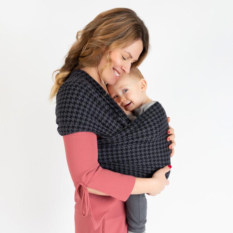 cocoo•me Tragetuch ELIA grau-schwarz cocoo•me Tragetuch ELIA grau-schwarz