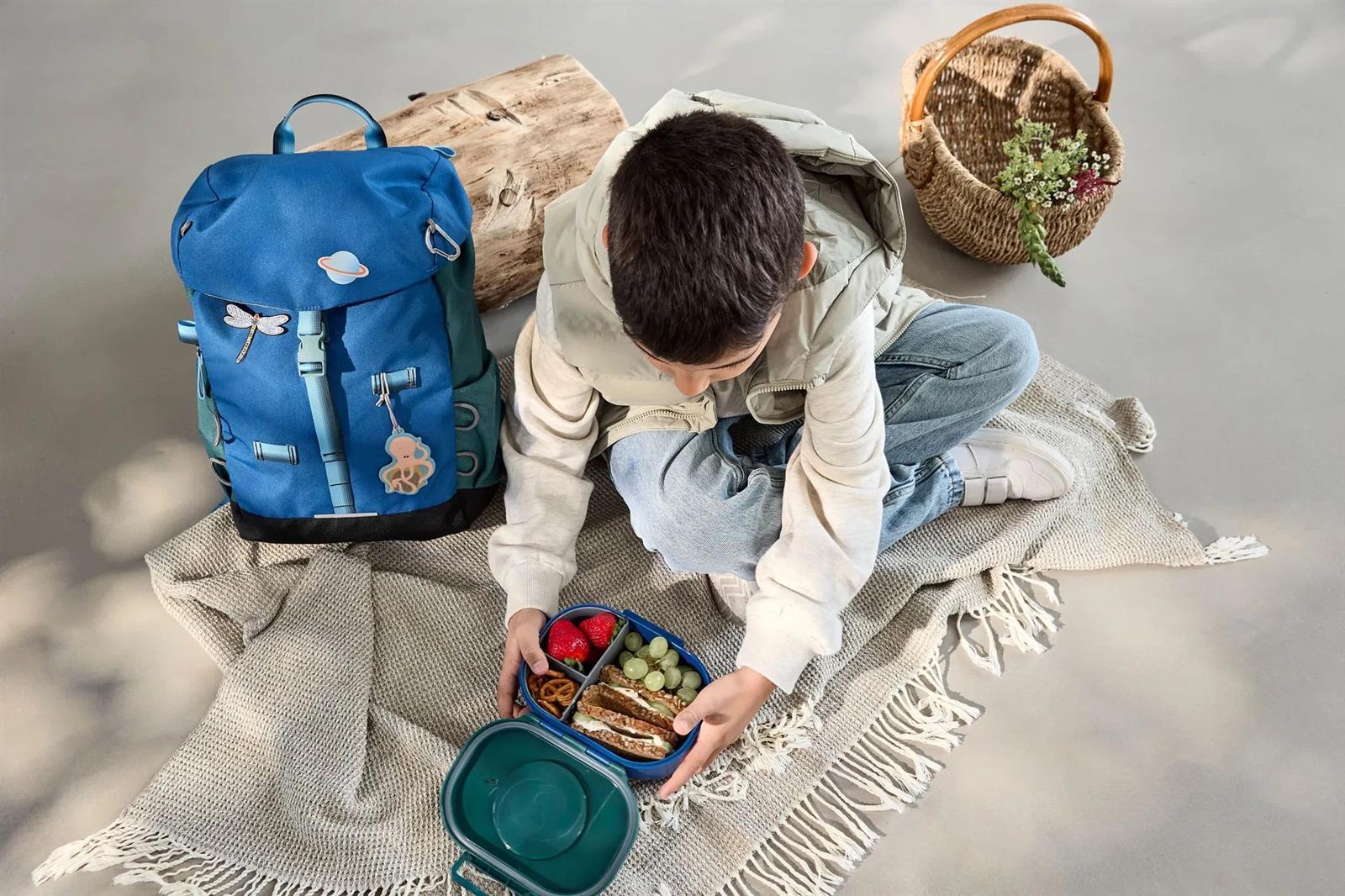 WANDERRUCKSACK KINDER 14 L - UNIQUE_Blau_10.jpg Lässig Wanderrucksack Kinder 14 L - Unique Blau Grün