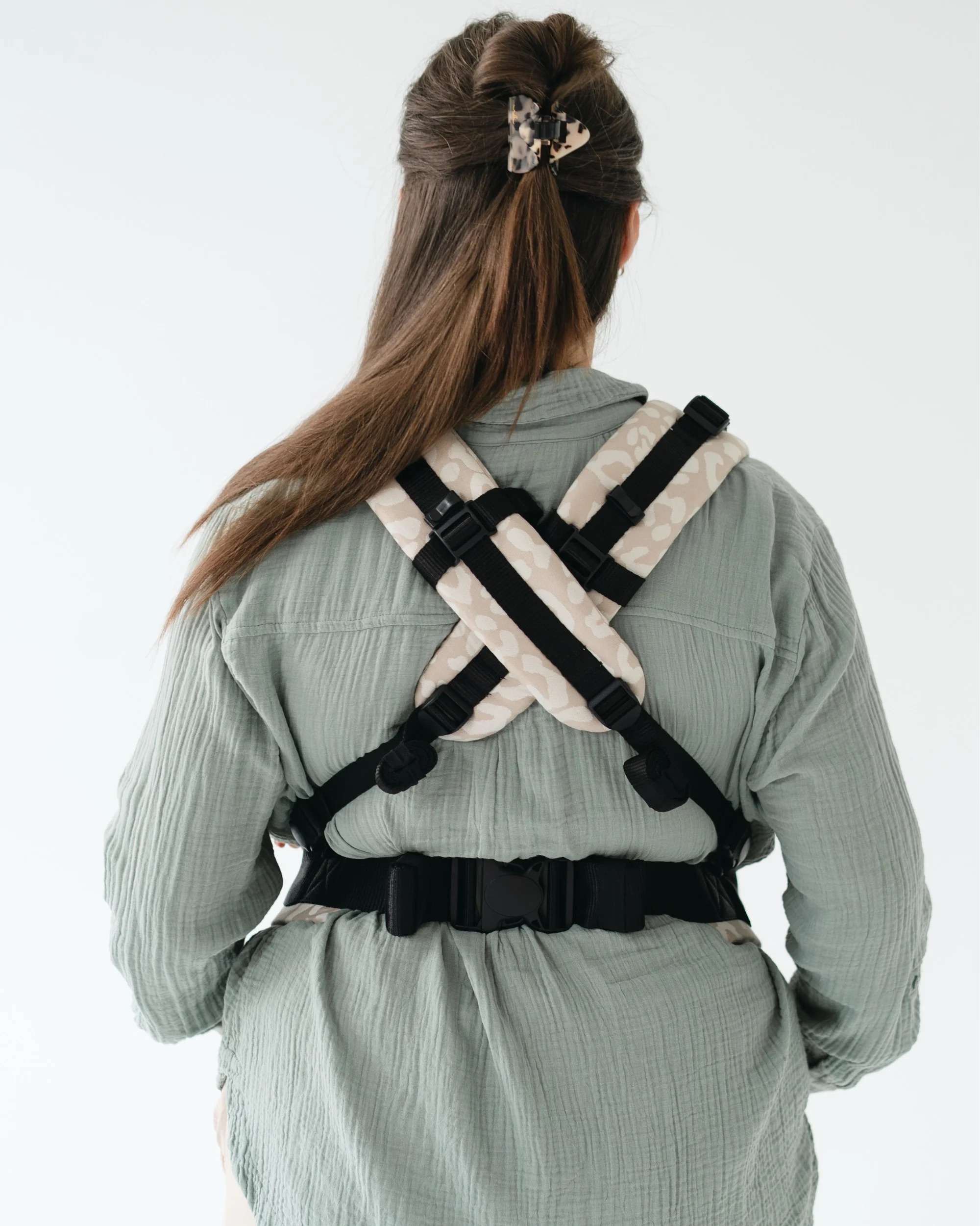 Qookie Ultimo Tragehilfe Toddlersize (Ca. 74 - 122 cm) Leo Grey