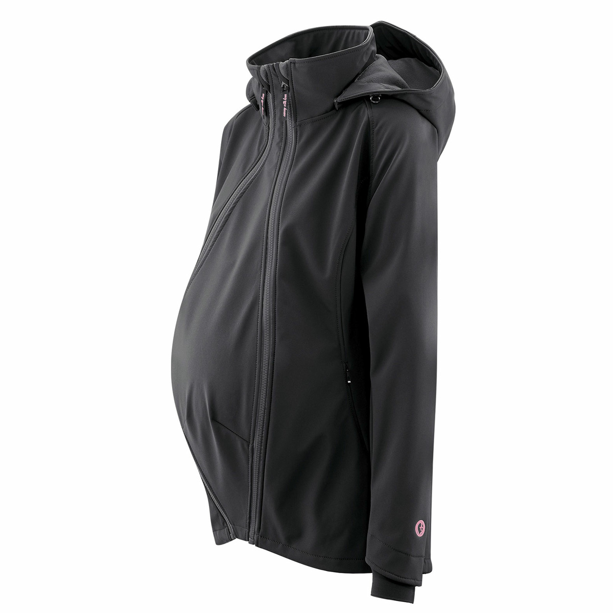 mamalila Softshell-Tragejacke Allrounder schwarz XS