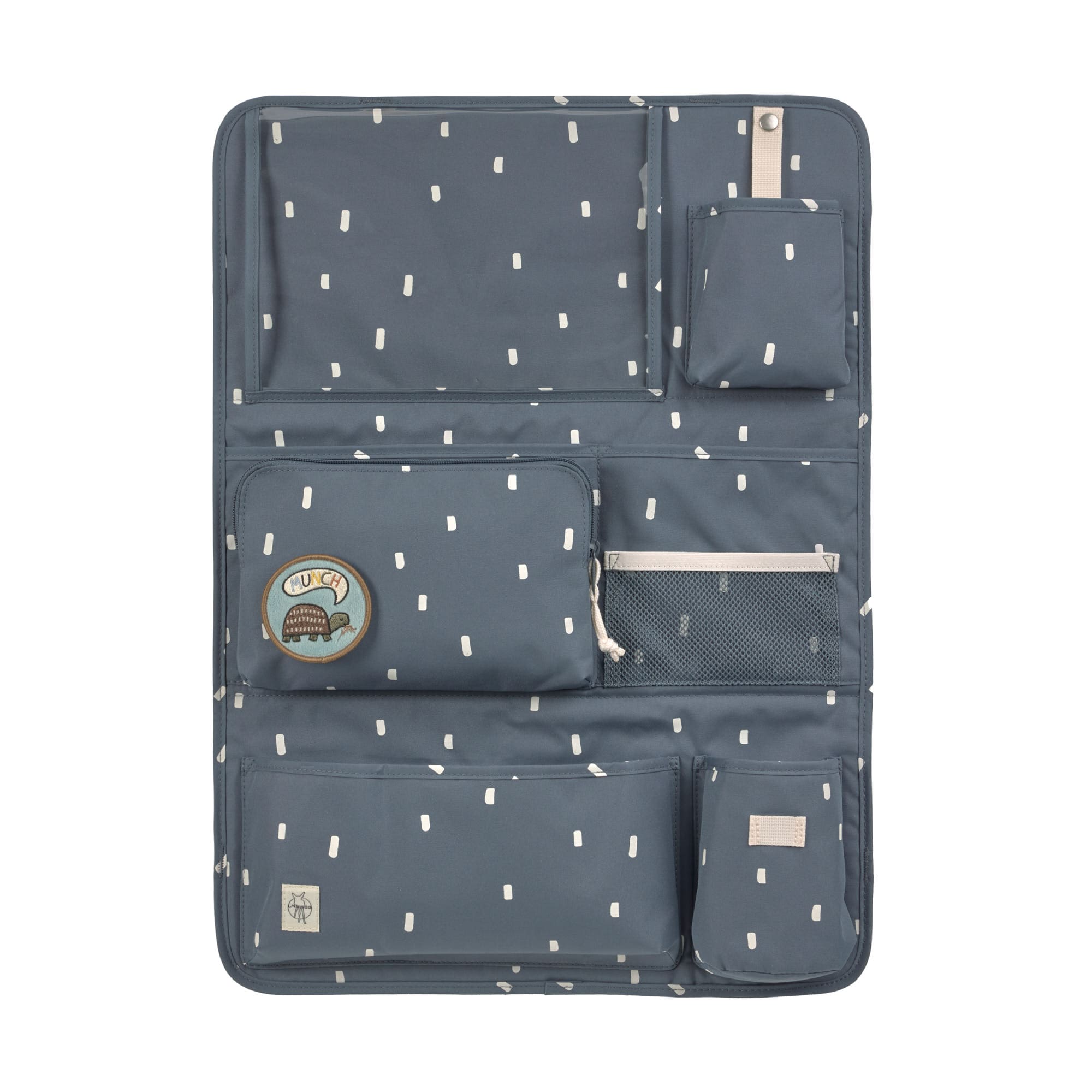 Lässig Auto Organizer Kinder Happy Prints Dunkelblau