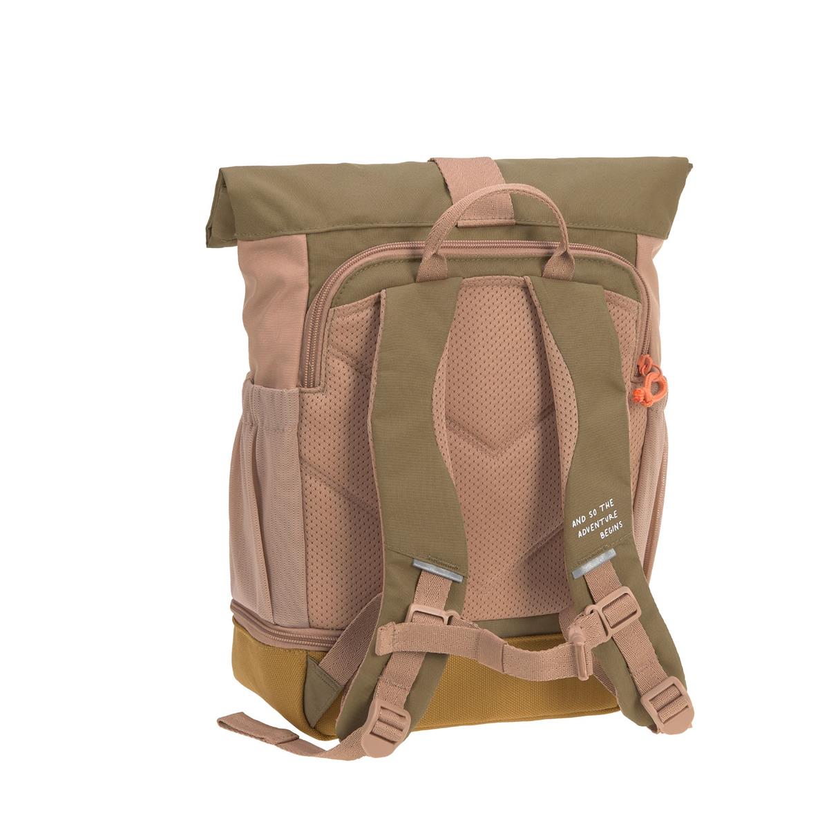 Lässig Kindergartenrucksack Rolltop Nature- Braun