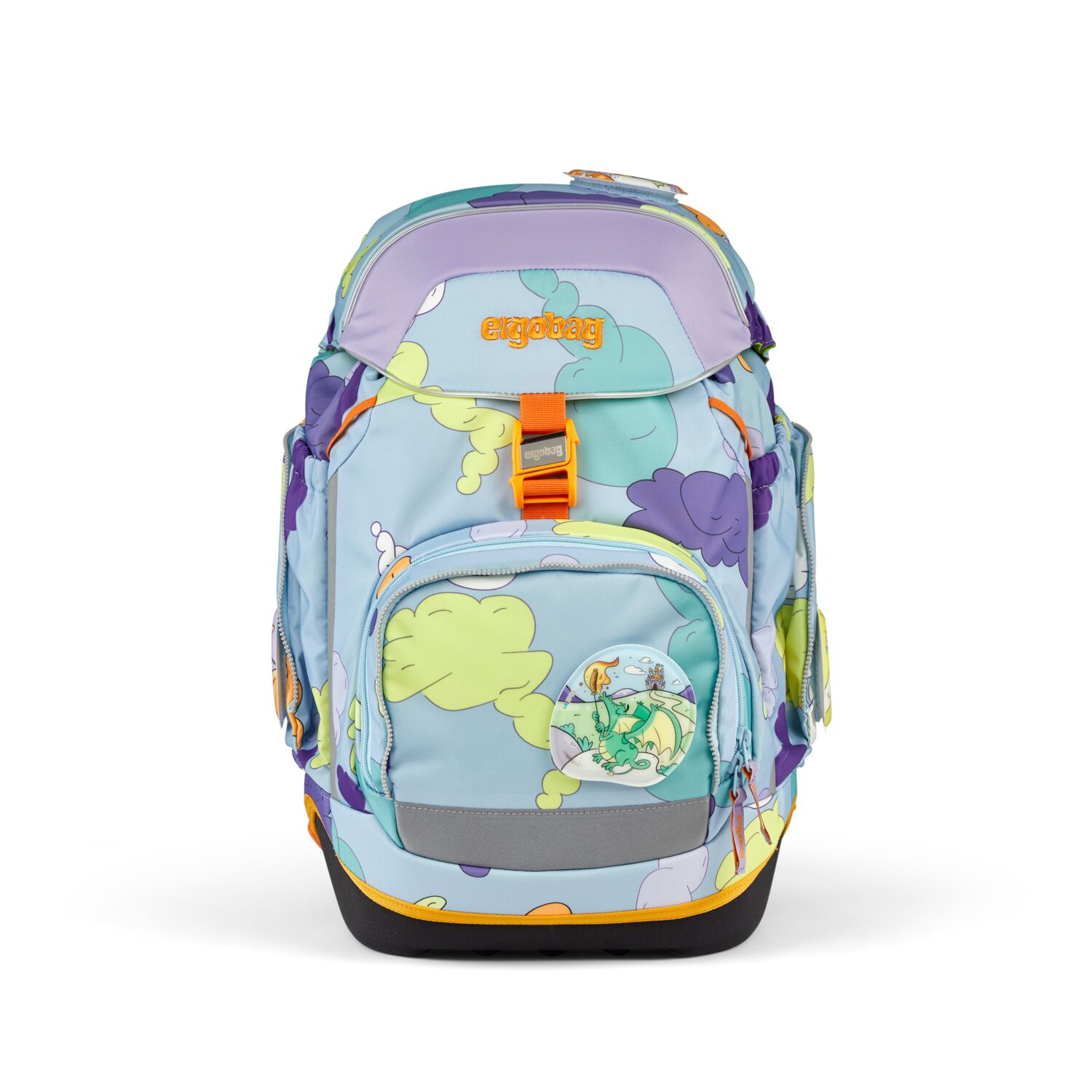 ergobag Schulranzen-Set Pack COMIC ADVENTURE EDITION TagträumBär