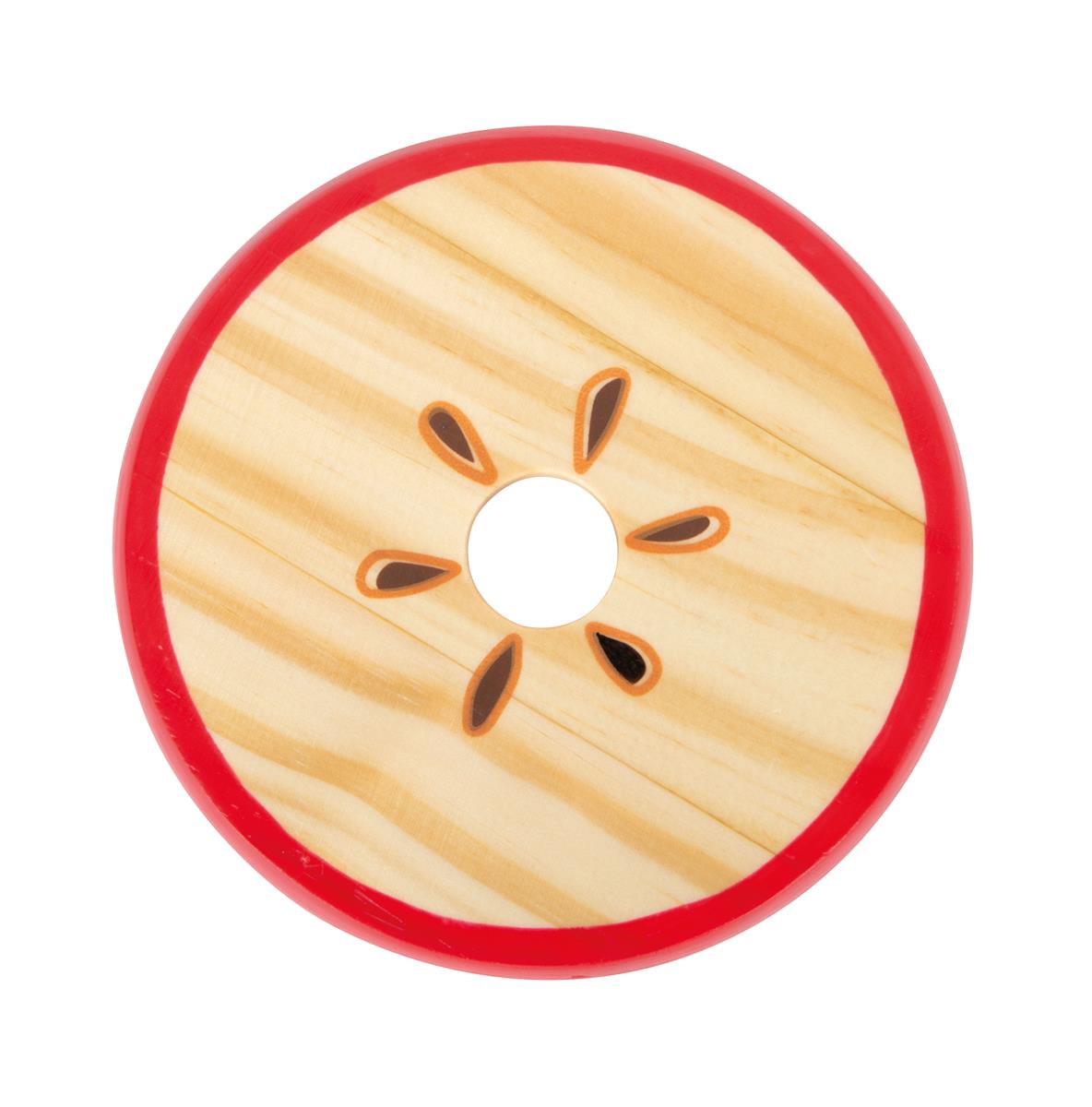 small foot Lernspiel Logisteck Apfel Rot