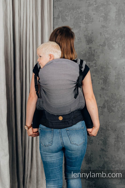 Lenny Lamb Preschool Little Herringbone Ombre Grey