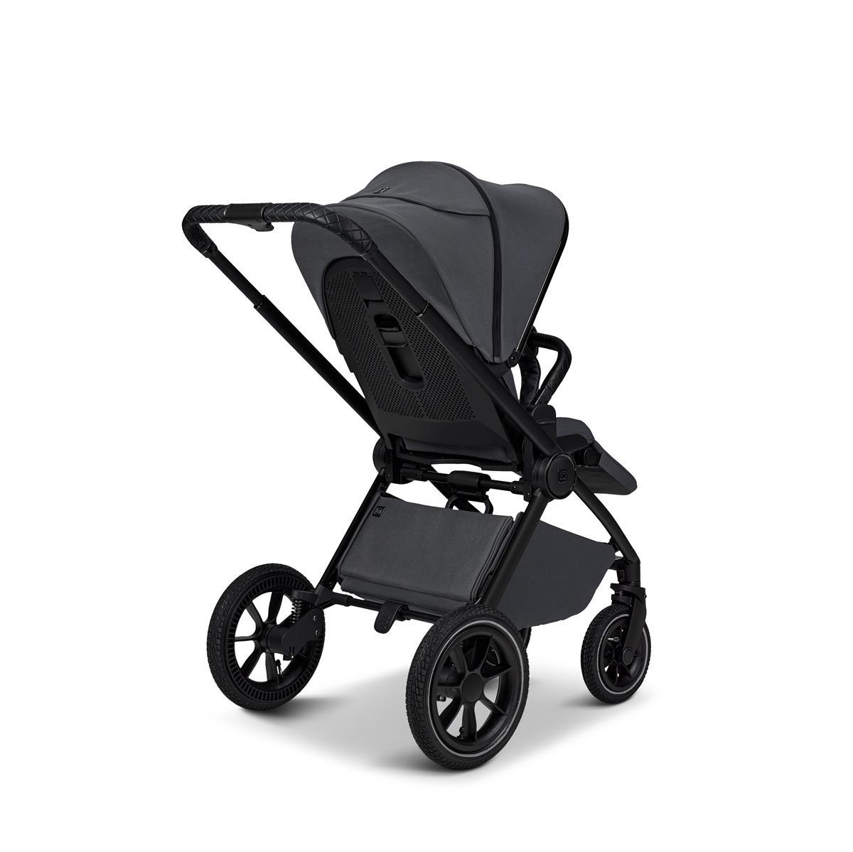 Moon PIÙ Kinderwagen SET anthra / matt