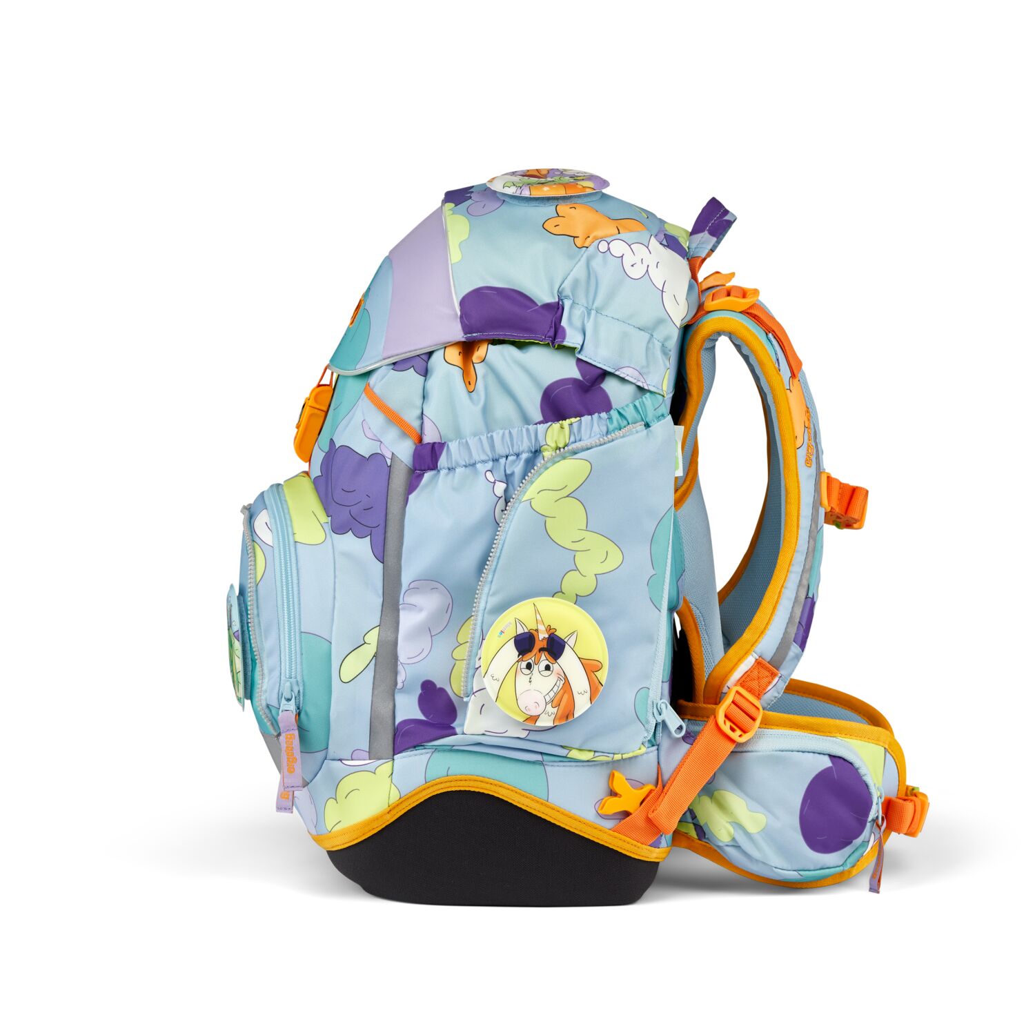ergobag Schulranzen-Set Pack COMIC ADVENTURE EDITION TagträumBär