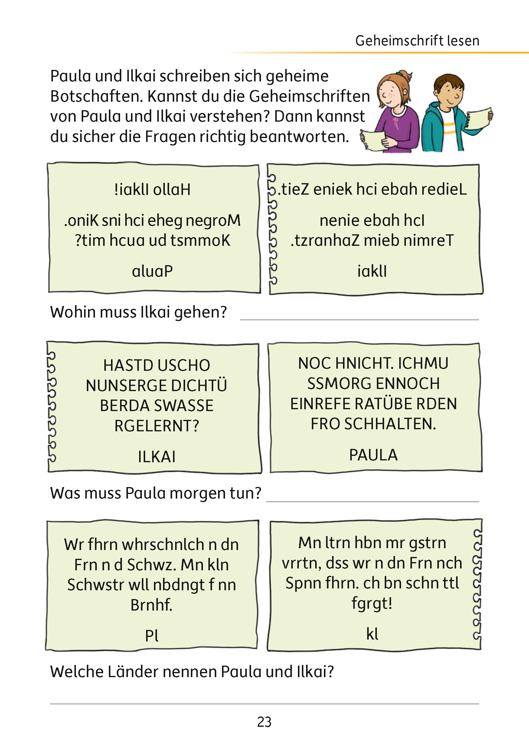 Hauschka Mein Rätselblock Deutsch Klasse 3