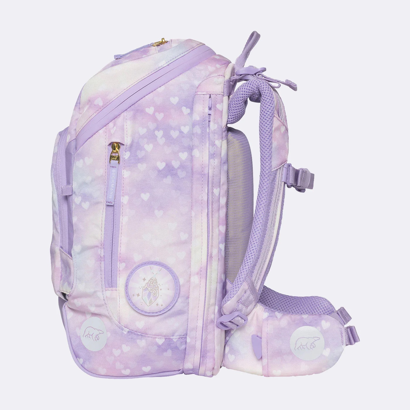 Beckmann Schulrucksack-Set Active Air FLX 6-teilig Unicorn Princess Purple Beckmann Schulrucksack-Set Active Air FLX 6-teilig Unicorn Princess Purple