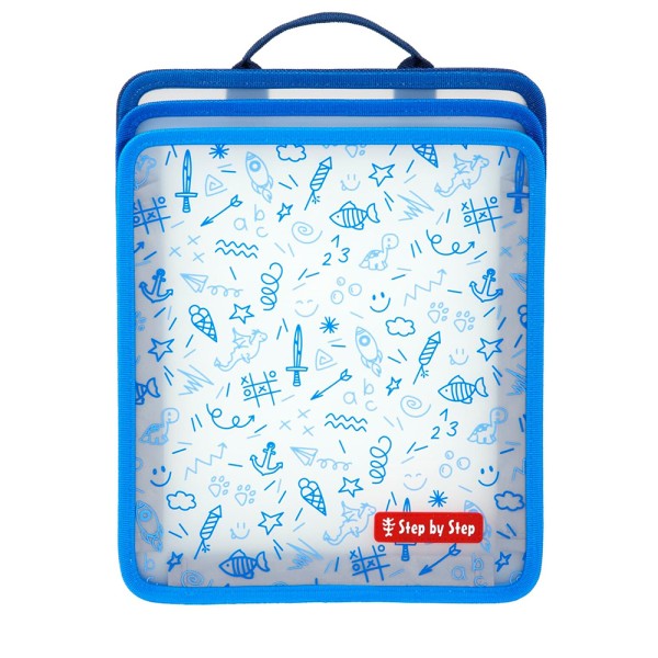 Step by Step Faltbare Heftbox Blue Step by Step Faltbare Heftbox Blue