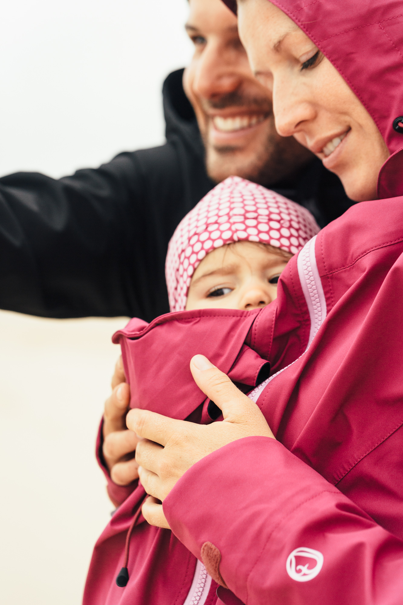 mamalila Softshell-Tragejacke clickit - Beere M