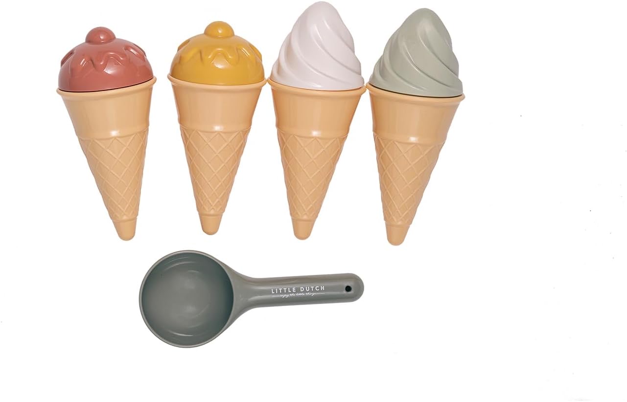 Little Dutch Eiscreme-Strandspielzeug 9teilig Vintage