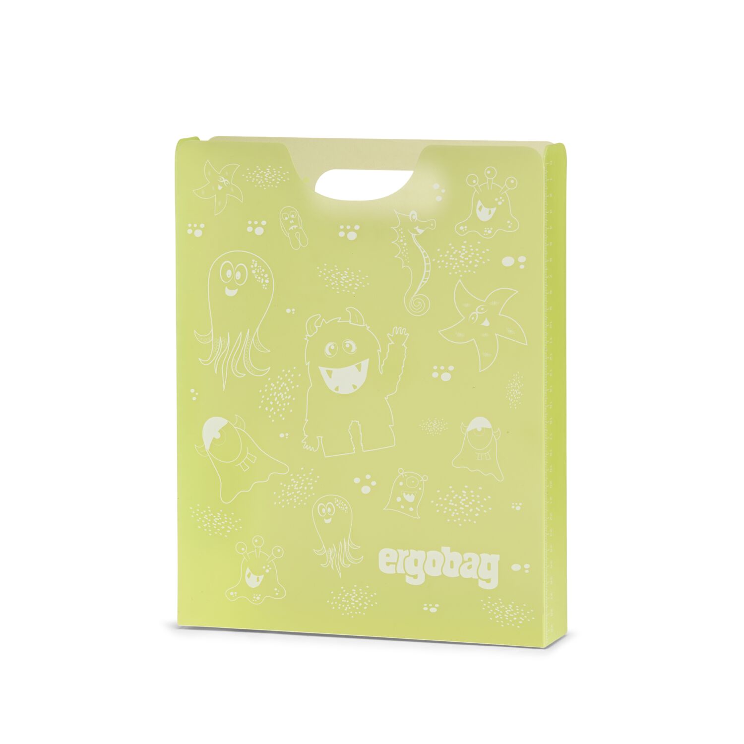 ergobag Heftebox Monster Gelb