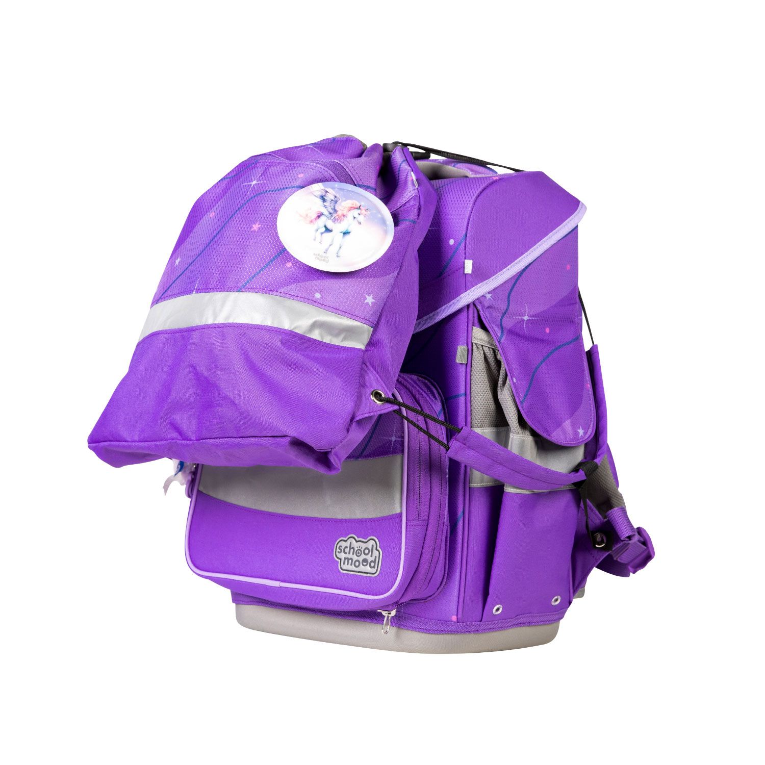 School-Mood Timeless Pro Schulranzen-Set 2025 7-tlg. Marie (Pegasus)