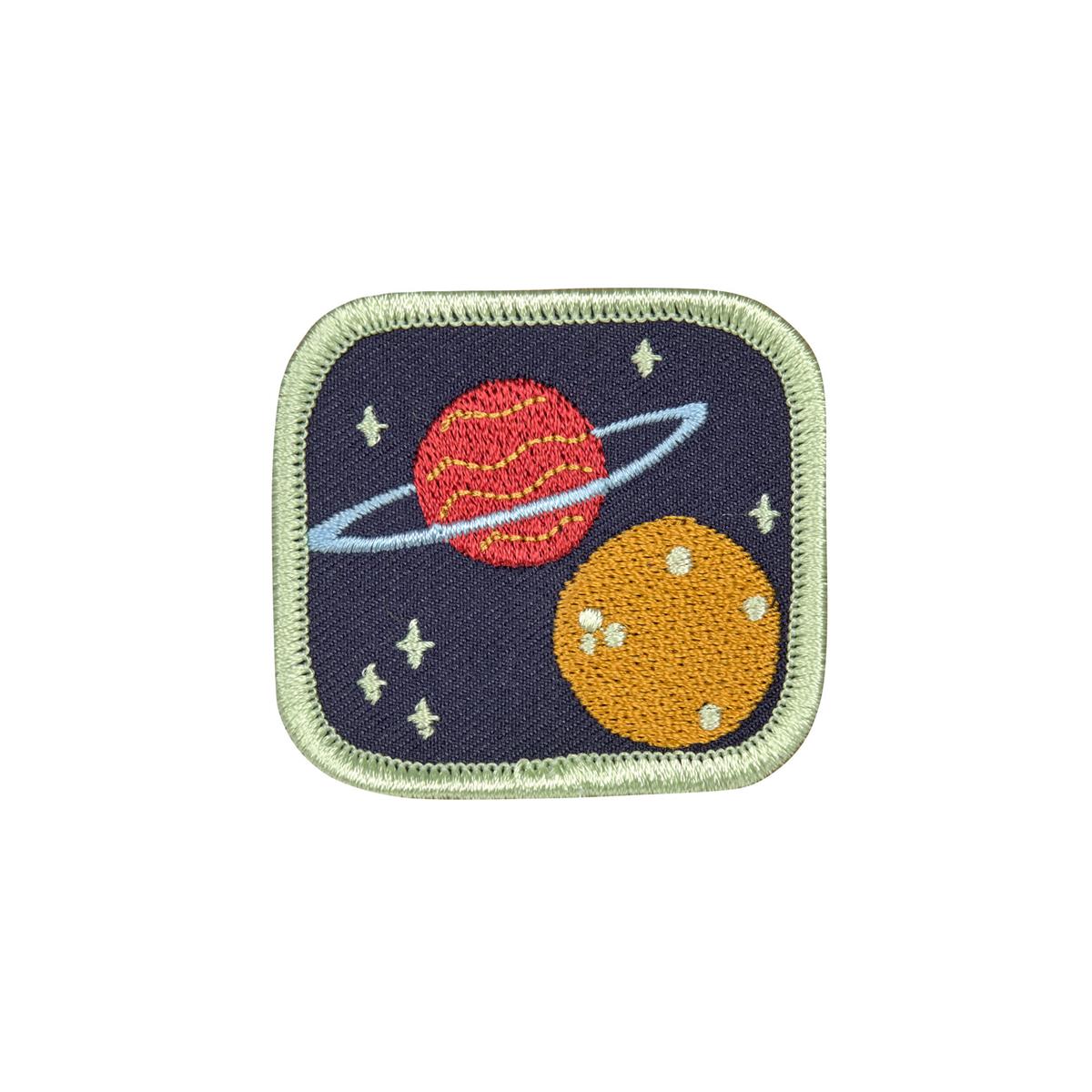 Lässig Anhänger & Patches 3er Set Space Rakete
