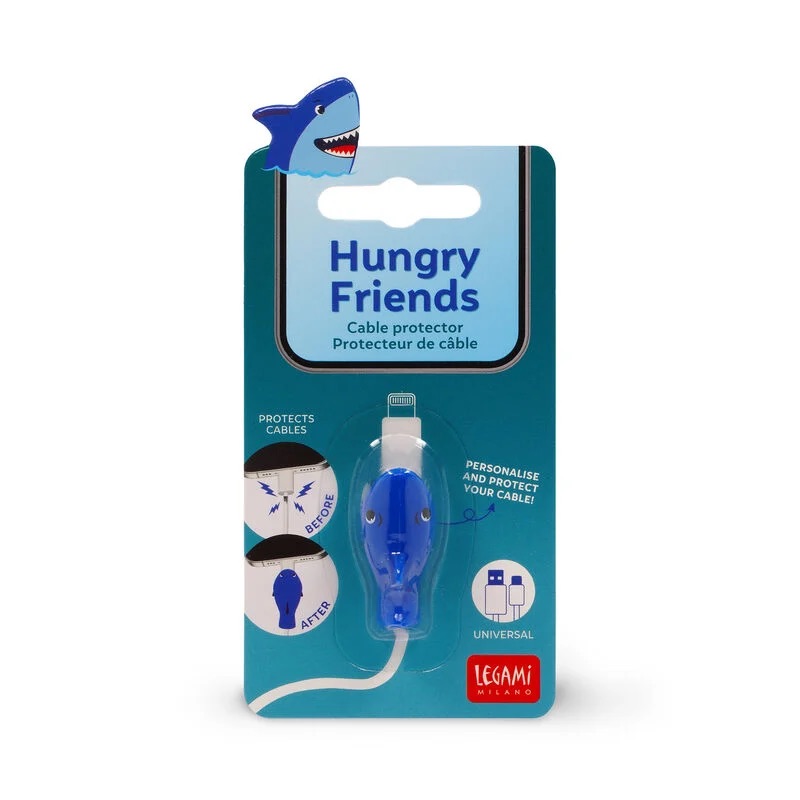 Legami Kabelschutz - Hungry Friends Hai