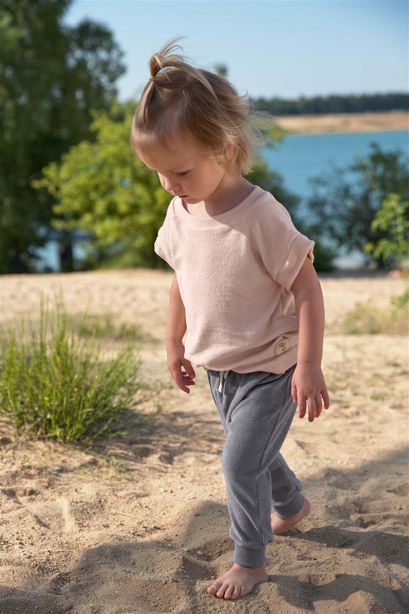 Lässig Frottee T-Shirt Kinder Powder Pink, Rosa 86-92 Lässig Frottee T-Shirt Kinder Powder Pink, Rosa 86-92