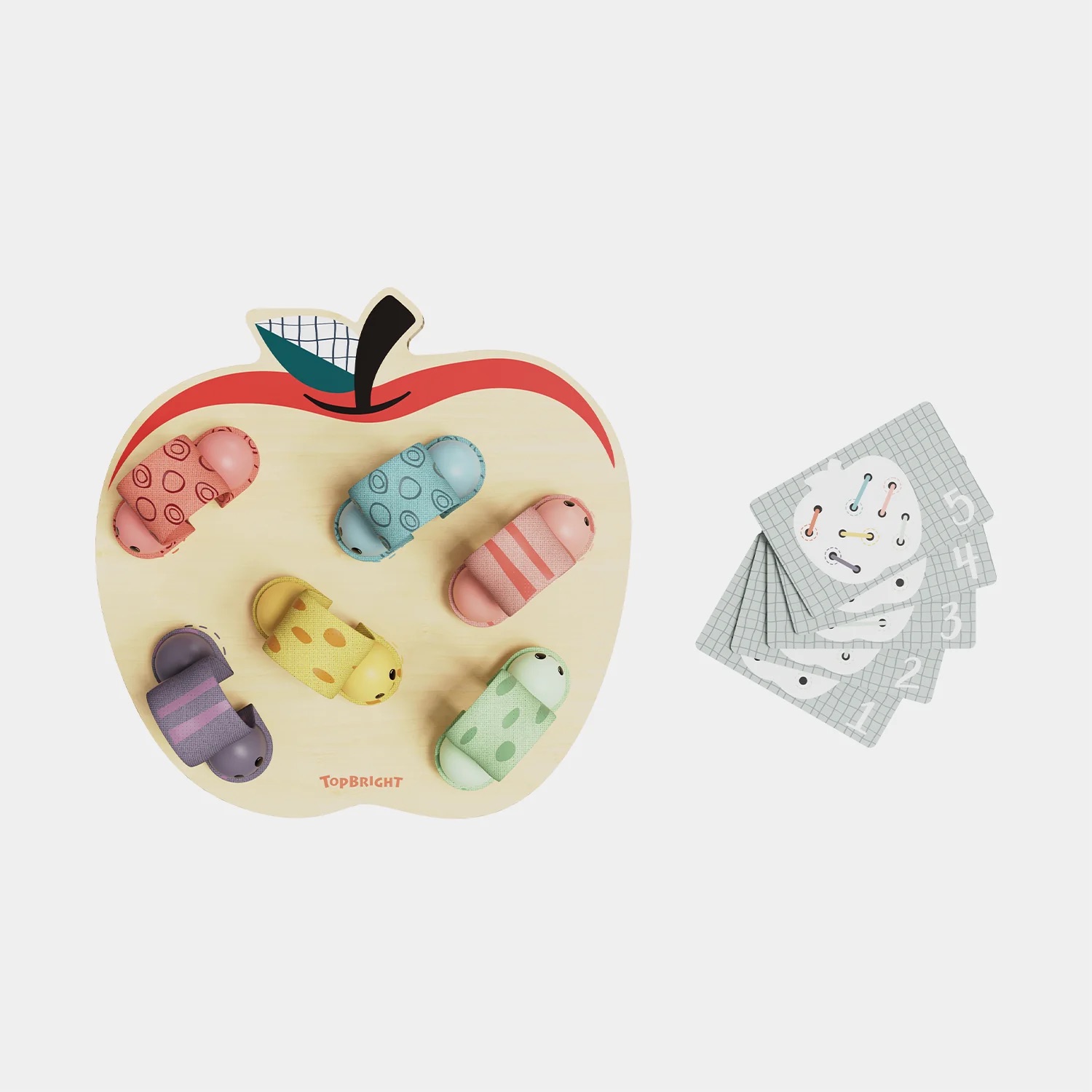 Topbright Apfelwürmer Bunt Topbright Apfelwürmer Bunt