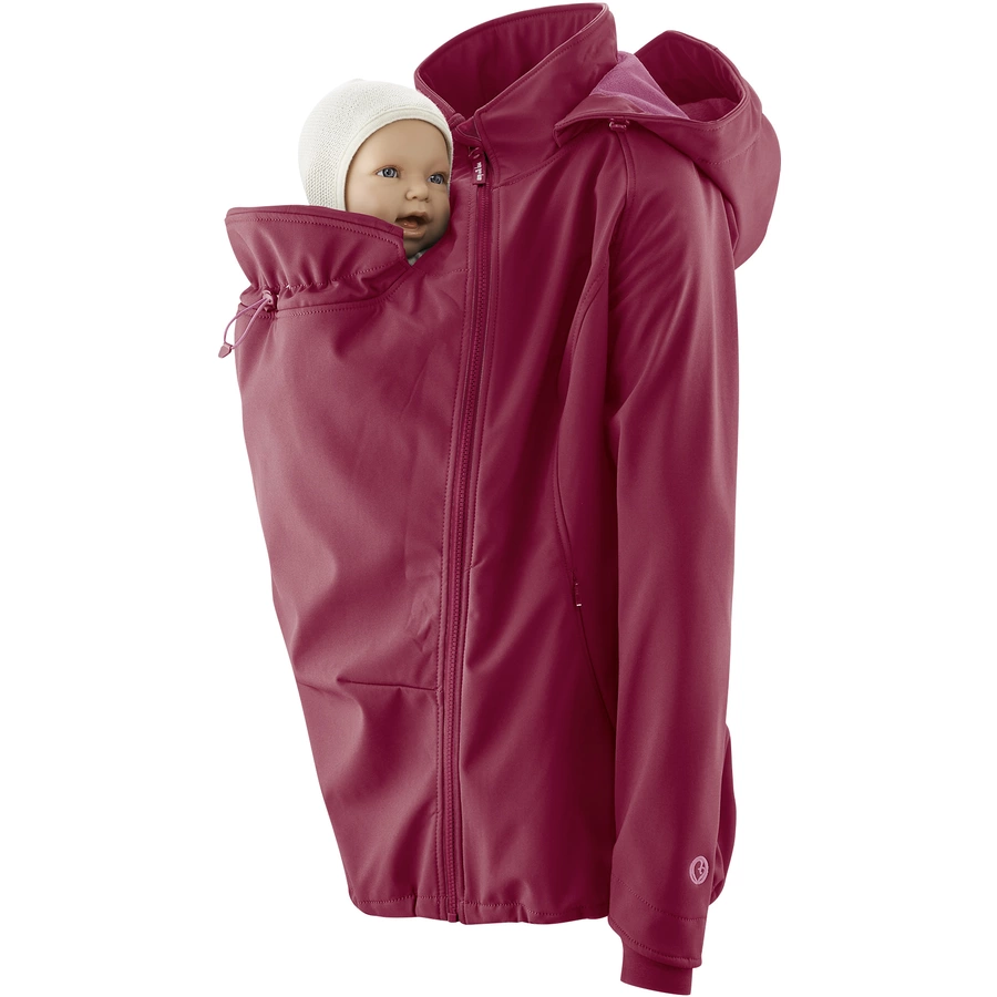 mamalila Softshell-Tragejacke Allrounder - Beere L
