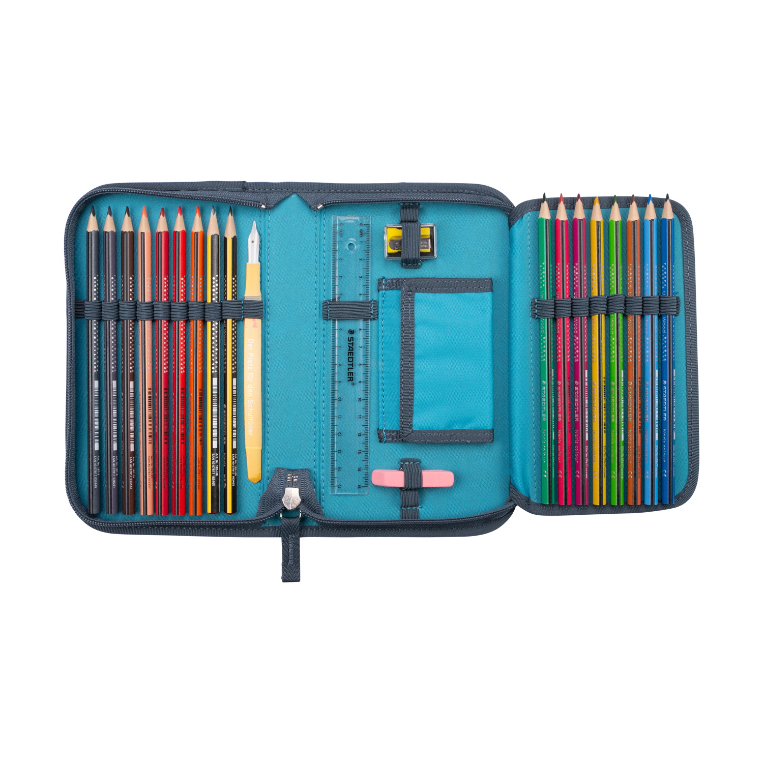 Der Die Das Schulranzen-Set Ergoflex 2025 5 tlg. Ninja Fighter