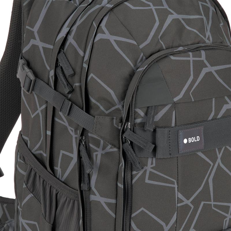 Lässig Schulrucksack BOLD Origin Edges Grau Lässig Schulrucksack BOLD Origin Edges Grau