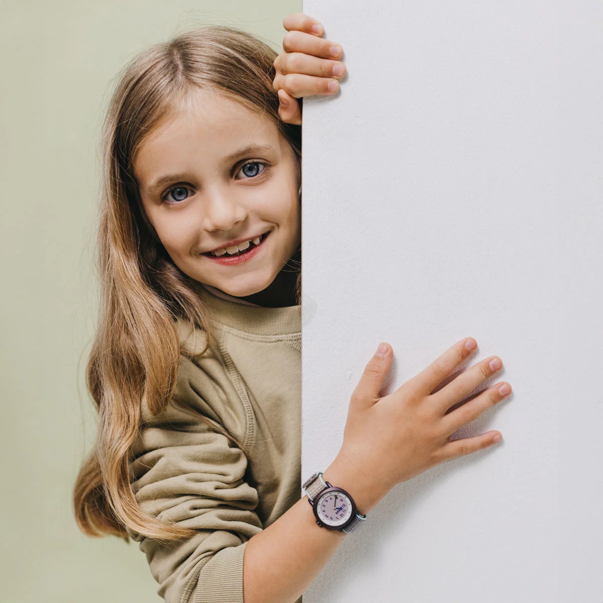 KWIO Tikk Armbanduhr für Kinder Cake Lila