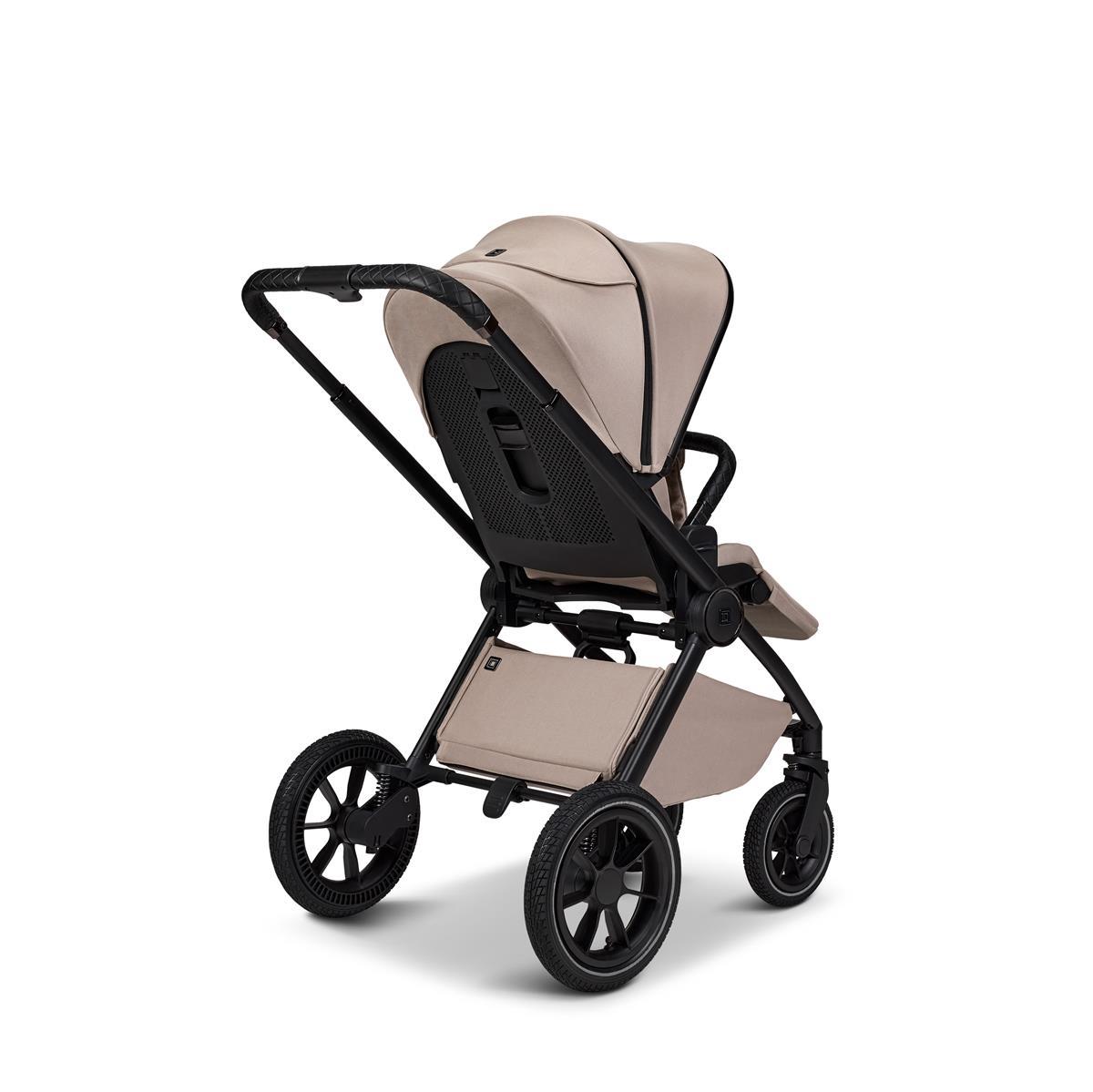 Moon GIO+ Kinderwagen-Set sand / matt Moon PIÙ Kinderwagen SET sand / chrome