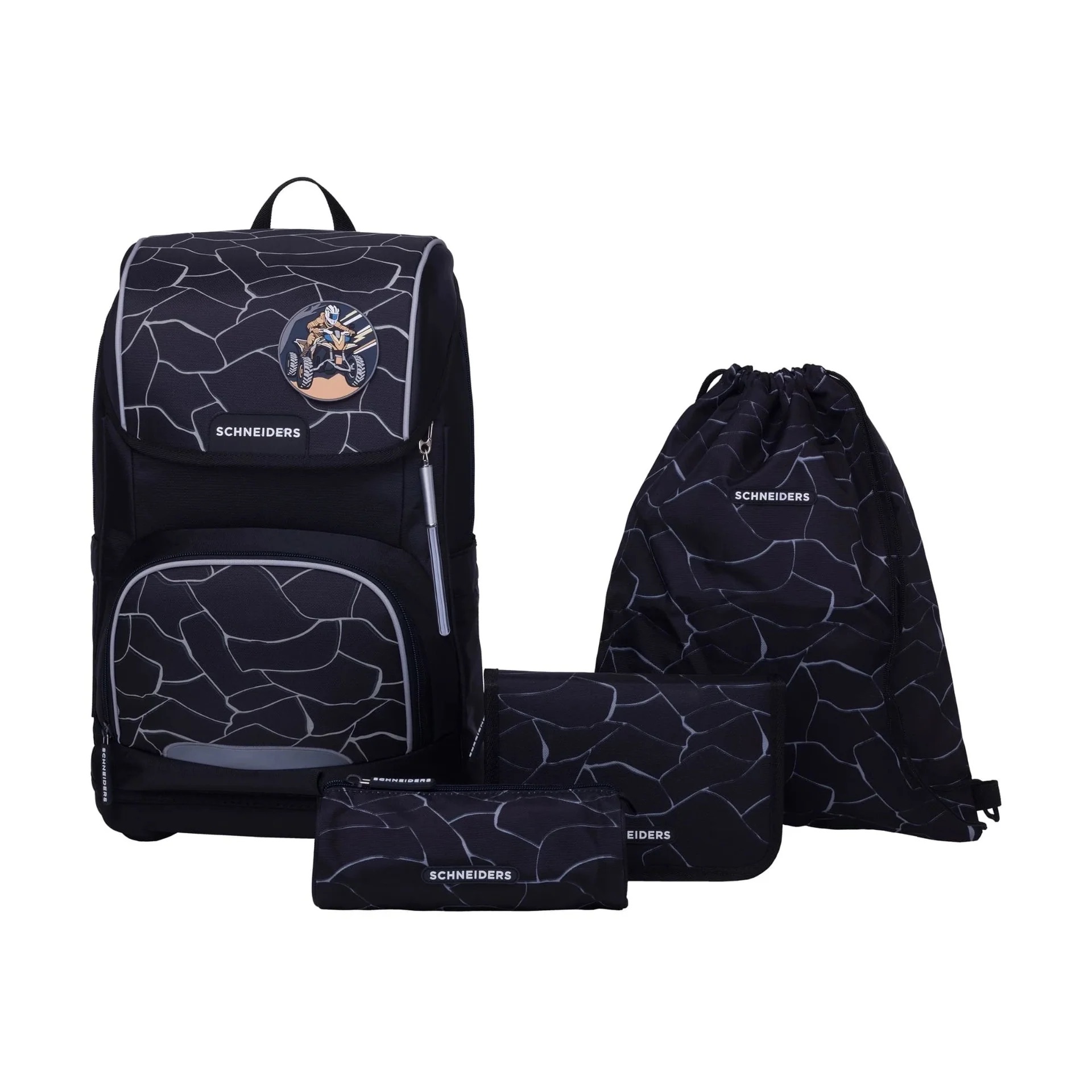 Schneiders Ergoplus Schulrucksack-Set 8-tlg. Dark Hunter Schneiders Ergoplus Schulrucksack-Set 8-tlg. Dark Hunter