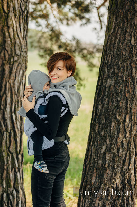 LennyLamb Trageschal für zwei Grey (fleece)