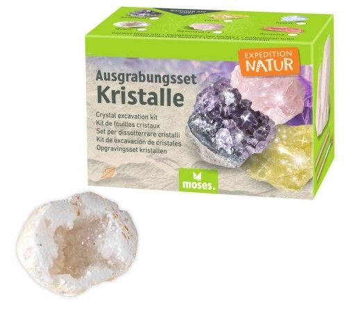 moses Expedition Natur Ausgrabungsset Kristall Quarz-Geode moses Expedition Natur Ausgrabungsset Kristall Quarz-Geode