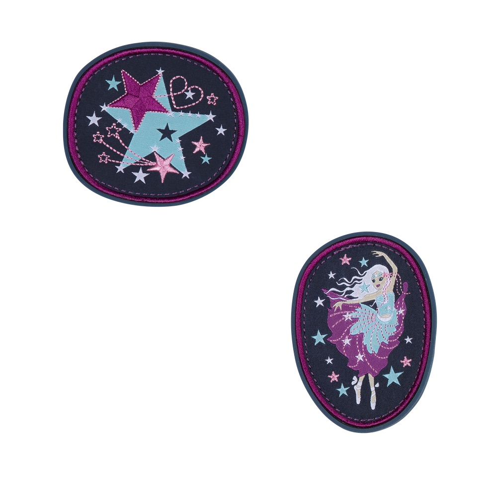 Der Die Das Wechselbuttons für Schulranzen Dancing Star