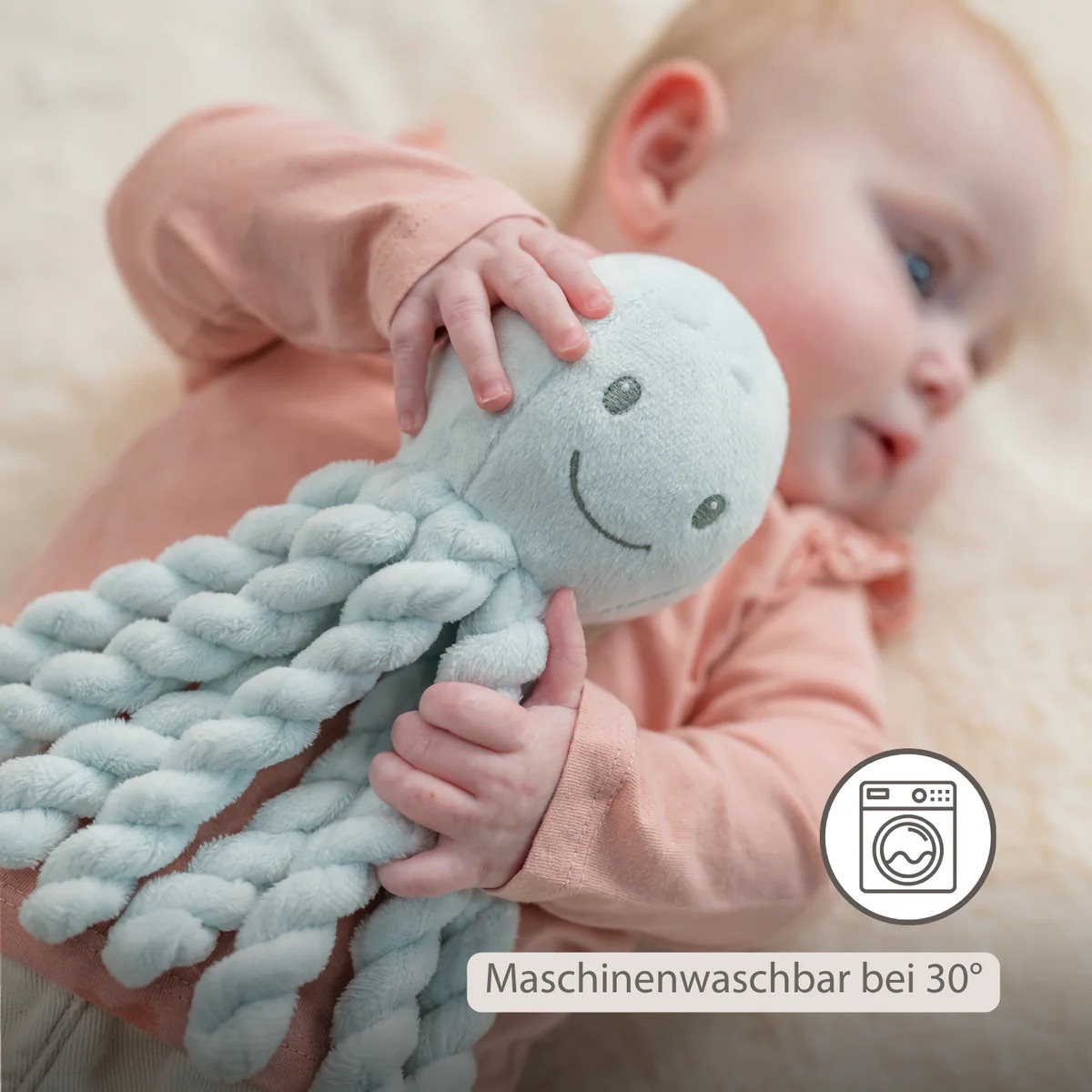 Nattou Kuscheltier Oktopus Pastellblau Nattou Kuscheltier Oktopus Pastellblau