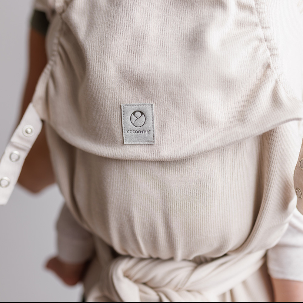 cocoo·me® Helium Plus Babytrage Wrapconversion (50 - 98 cm / 15 Kilo) Beige