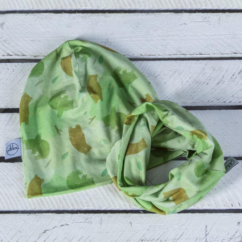 Patulove Mütze Gr. S Bär grün Patulove Mütze Gr. S Bär grün