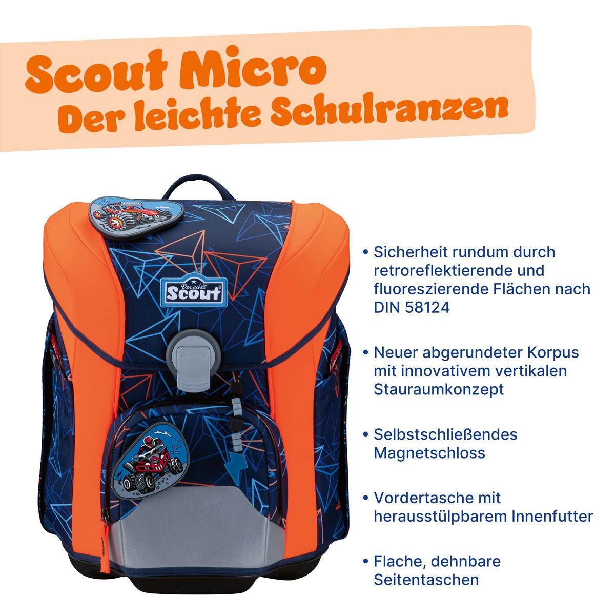 Scout Schulranzenset Micro Offroad Scout Schulranzenset Micro Offroad